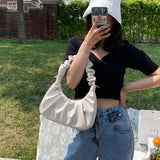 New Design Solid Color PU Leather Crossbody Bags