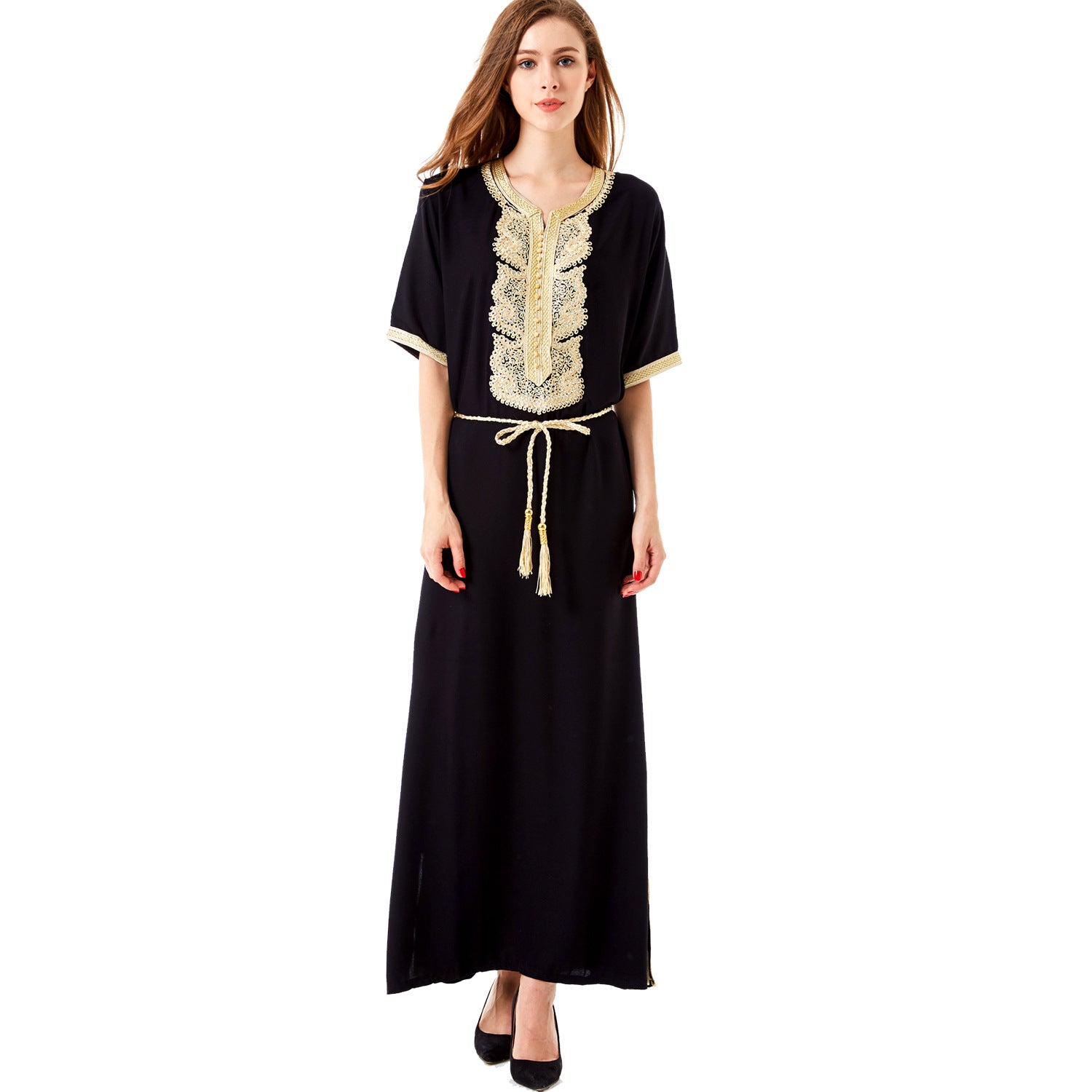Women Middle East Arab Robe Long