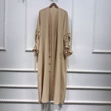 Stitching Sleeved Cardigan Women's