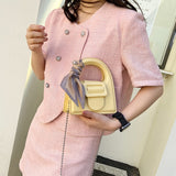 Cute Totes Simple Small PU Leather Crossbody Bags
