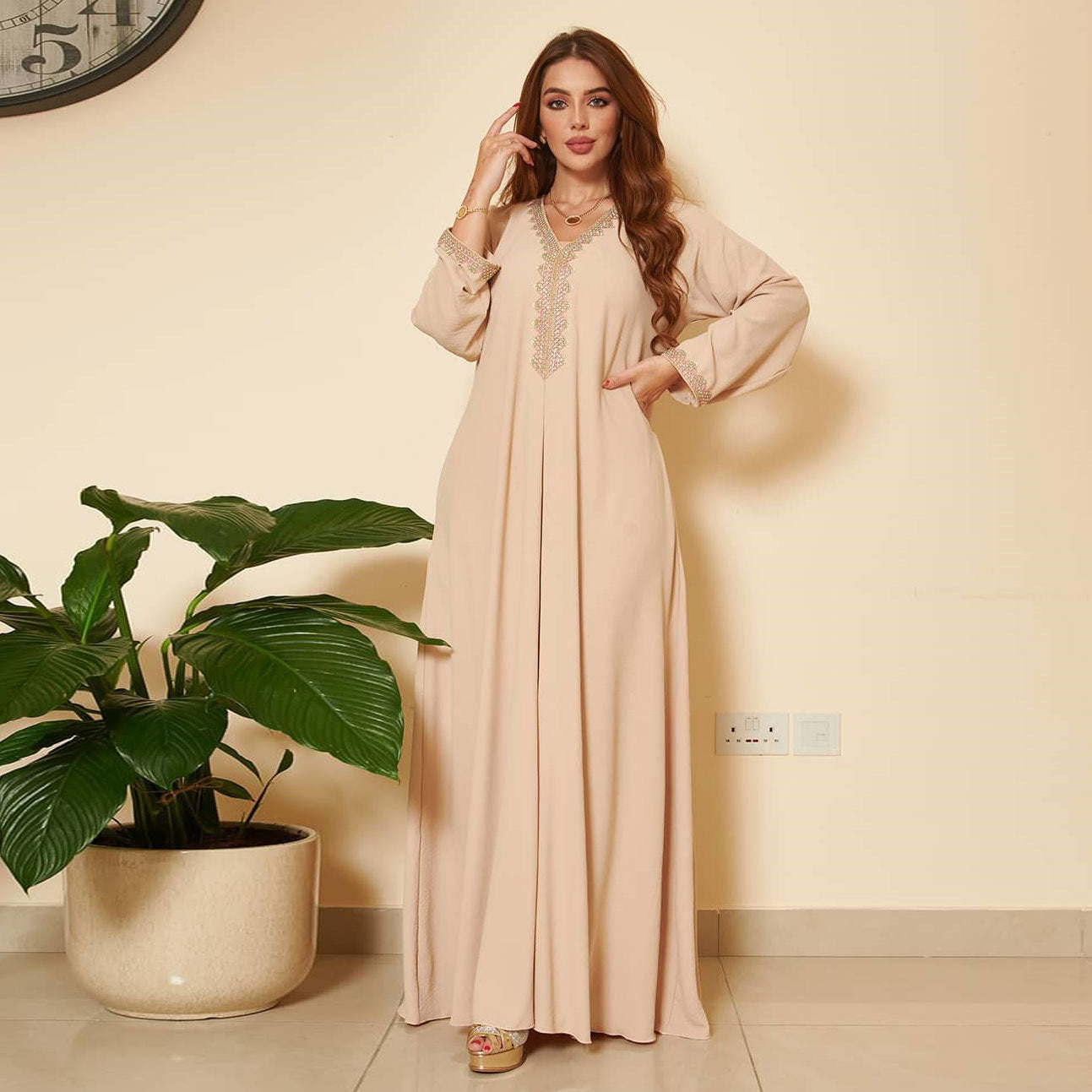 Middle East Women's Wear Swing Dress