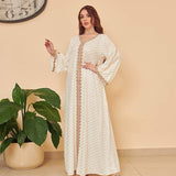 Women's Bronze Muslim Dubai Robe