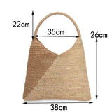 Casual Large Capacity Straw Bag For Women Summer