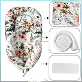 Newborn Baby Crib Middle Bed Portable Removable