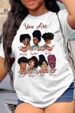 T-Shirt Hip Hop Collection Digital 3D Printed Women