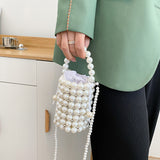 Mini Beads Bag Handmade Vintage Handbags Evening Party Shoulder Bag