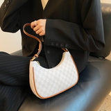Half-Moon Retro PU Leather Small Underarm