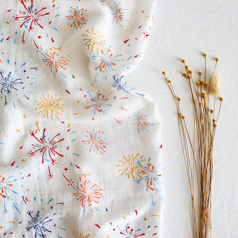 Newborn Swaddling Gauze Blanket Quilt