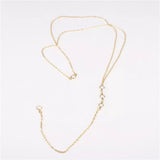 Jewelry Fashion Simple Water Drop Back Chain