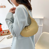 Women Trendy Shoulder Bag Fashion Underarm Half Moon Bag Ladies