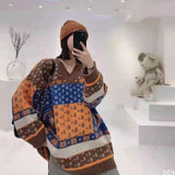 Women's Mid-length Loose And Lazy Style Thin Sweater