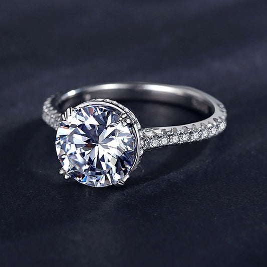 Cross Border Explosion S925 Sterling Silver Ring Women\'s Fashion Luxury
