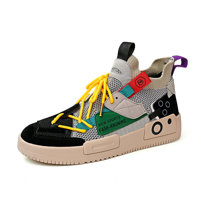2022 Flying Woven Men's Zhongbang Casual Sneakers