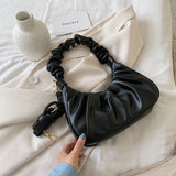 New Design Solid Color PU Leather Crossbody Bags