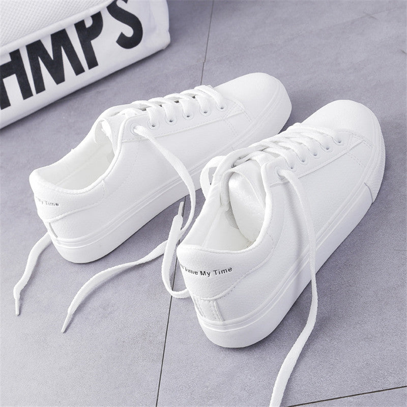 Women Sneakers Fashion Breathble Vulcanized Shoes Pu Leather